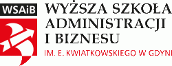 Wyższa Szkoła Administracji i Biznesu (WSAiB) im. Eugeniusza Kwiatkowskiego w Gdyni logo