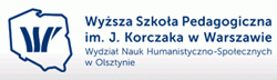 Logo Wyższa Szkoła Pedagogiczna (WSP) im. Janusza Korczaka w Warszawie - wydział w Olsztynie